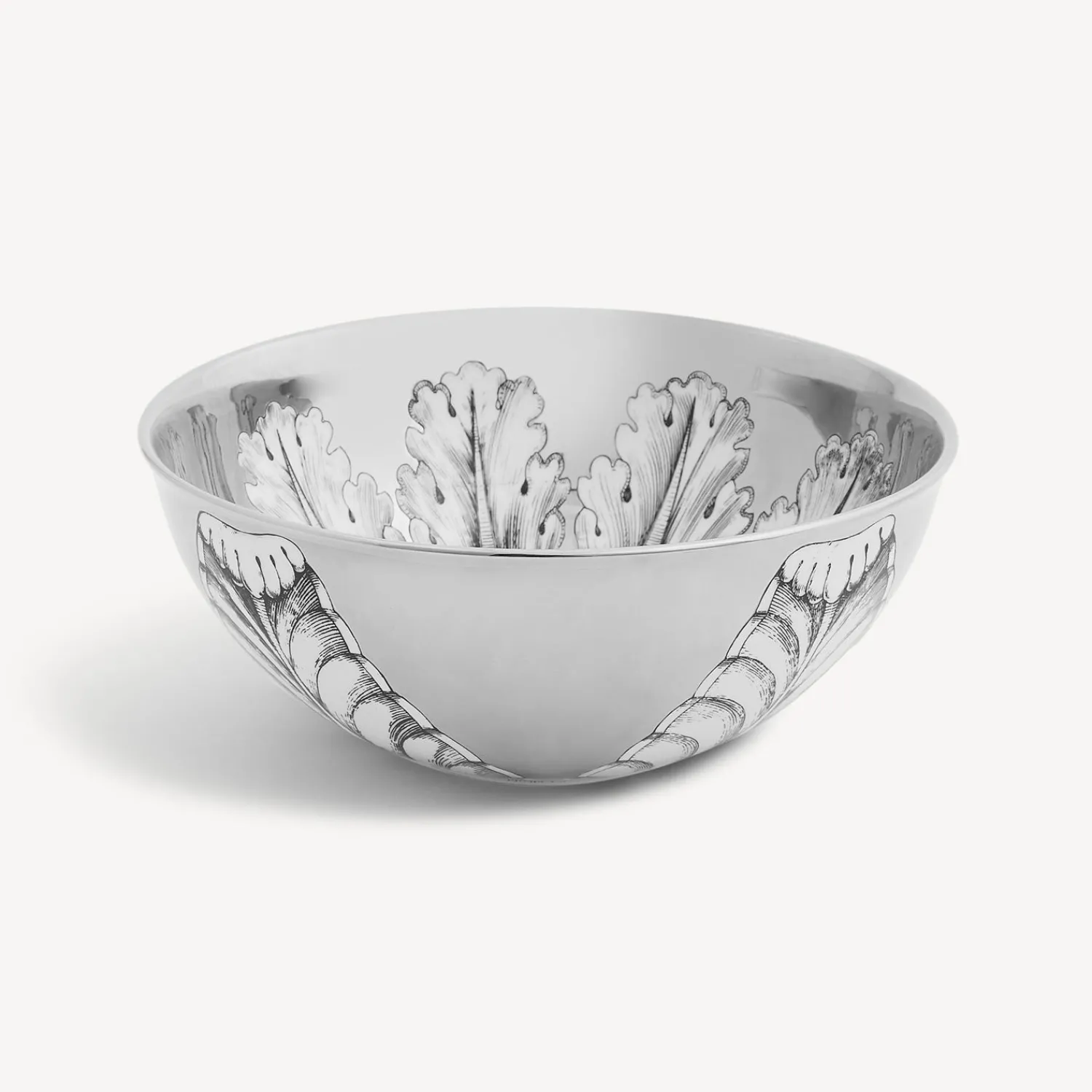 Appetizer Sets And Centrepieces<Fornasetti Centrepiece Rosone N.6 White/Black/Platinum