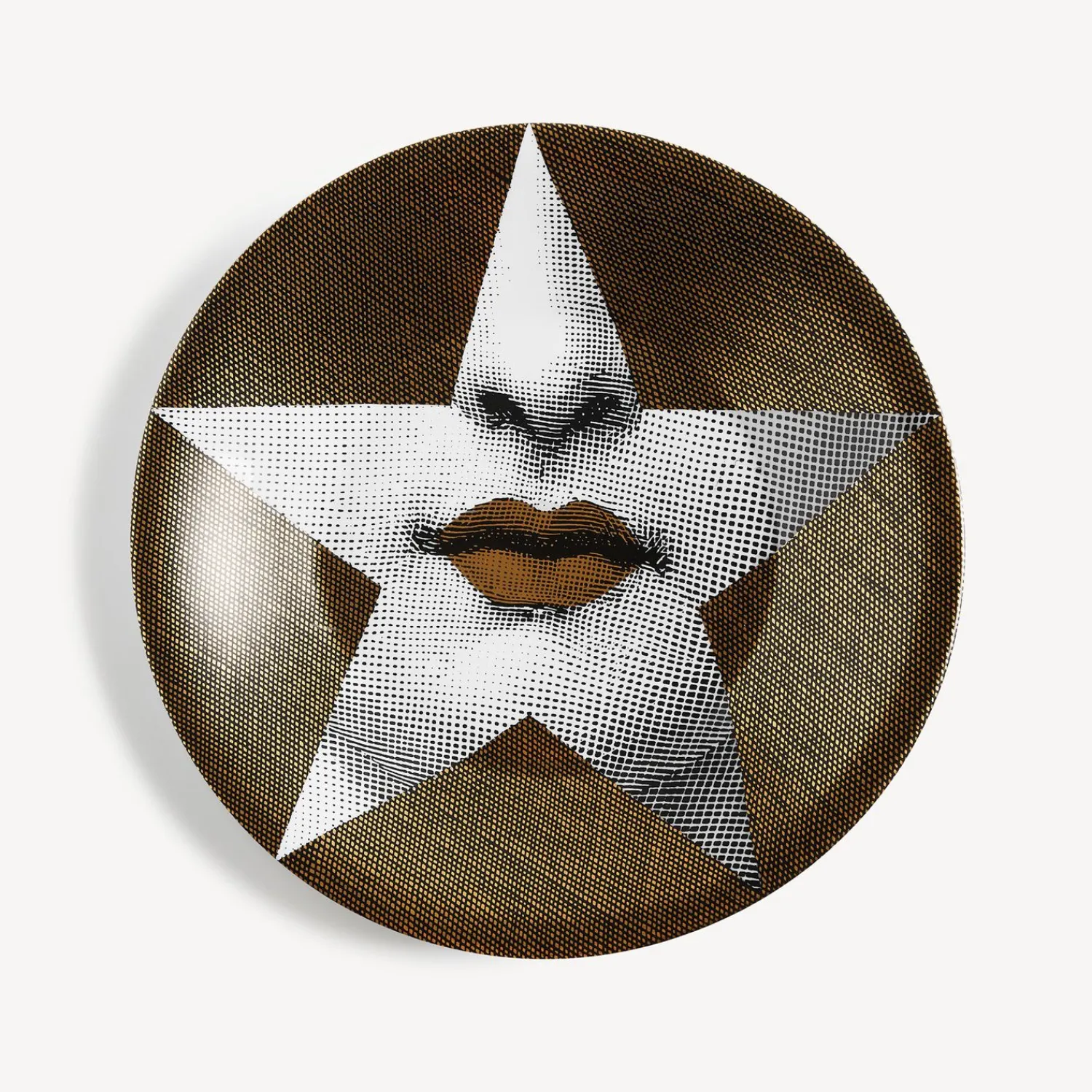 Appetizer Sets And Centrepieces<Fornasetti Centrepiece Tema E Variazioni N.399 White/Black/Gold