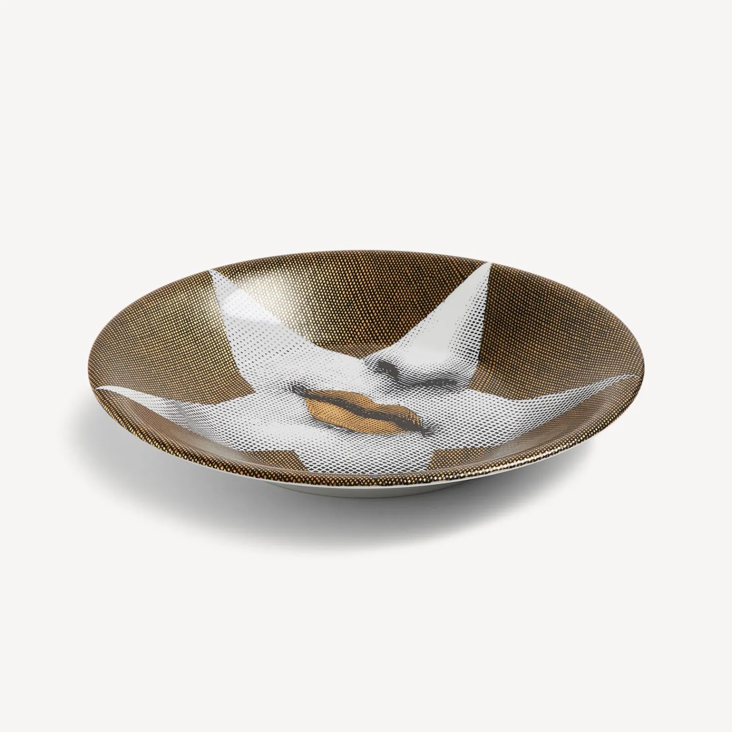Appetizer Sets And Centrepieces<Fornasetti Centrepiece Tema E Variazioni N.399 White/Black/Gold
