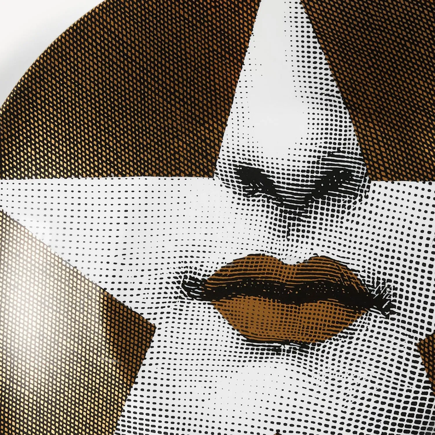 Appetizer Sets And Centrepieces<Fornasetti Centrepiece Tema E Variazioni N.399 White/Black/Gold