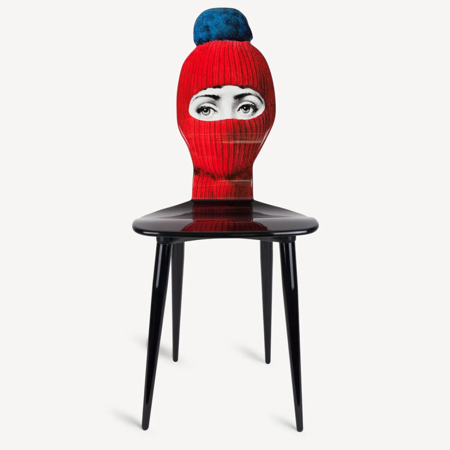 Chairs<Fornasetti Chair Lux Gstaad Red/Blue/Black