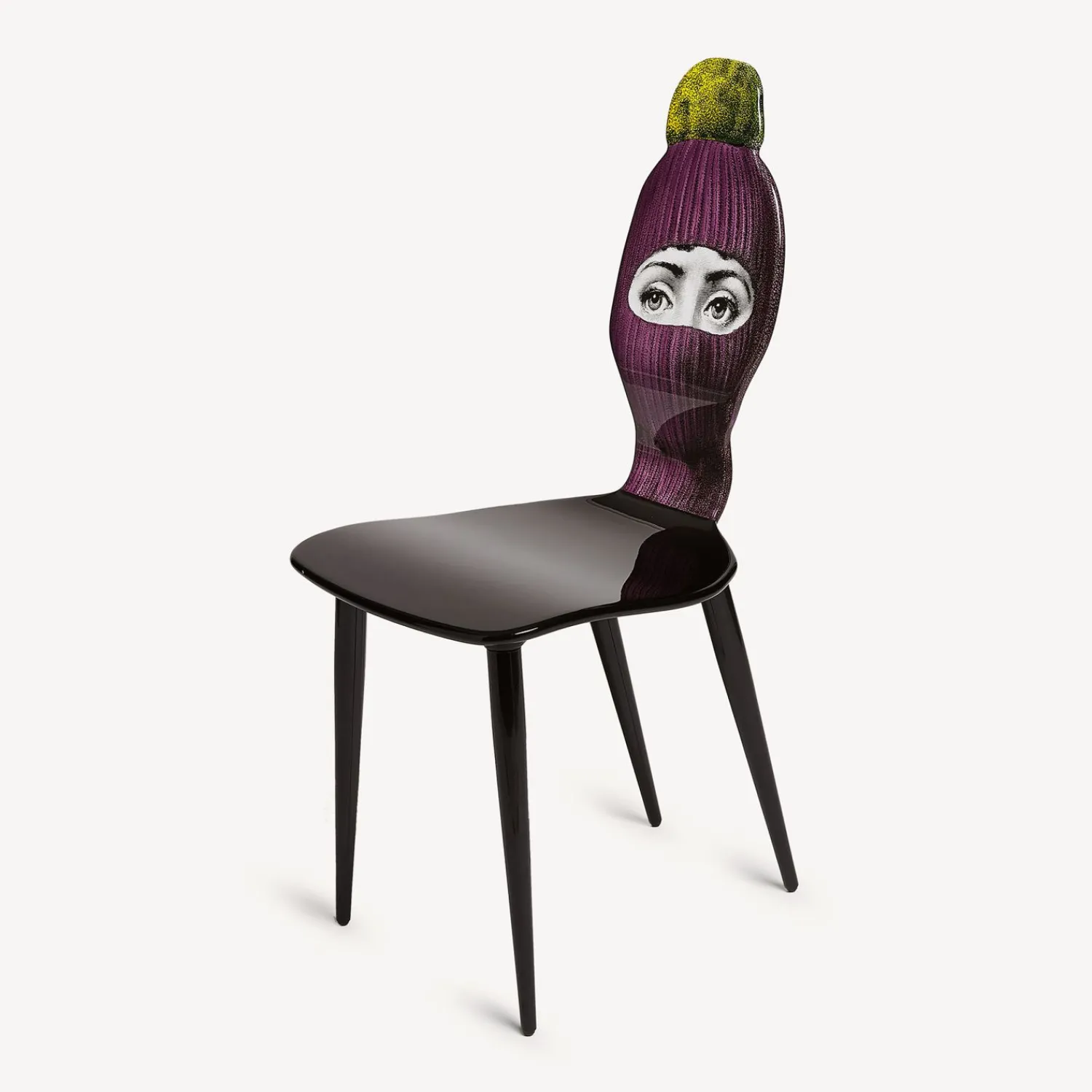 Chairs<Fornasetti Chair Lux Gstaad Purple/Yellow/Black