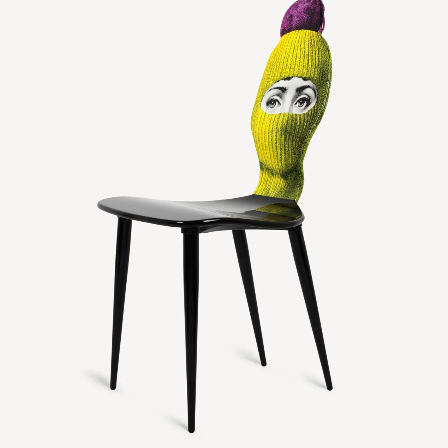 Chairs<Fornasetti Chair Lux Gstaad Yellow/Fuchsia/Black