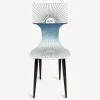 Chairs<Fornasetti Chair Sole White/Light Blue/Black