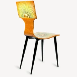 Chairs<Fornasetti Chair Sole Yellow/Orange/Black