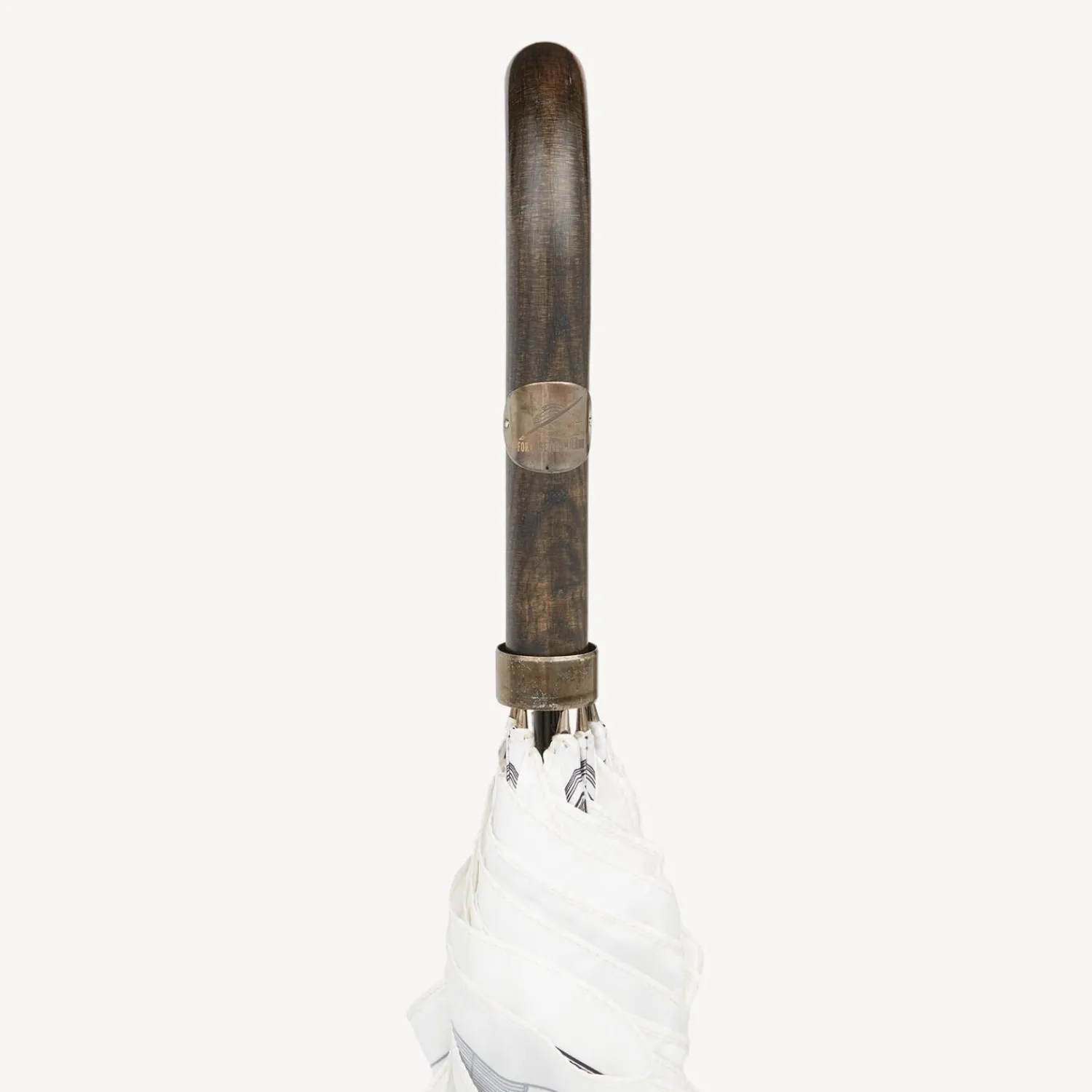Umbrellas<Fornasetti Classic Umbrella Double Fabric Architettura White/Black