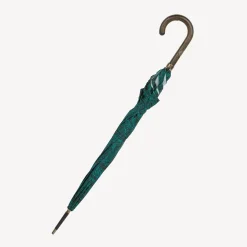 Umbrellas<Fornasetti Classic Umbrella Serratura Su Malachite Green/Black