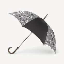 Umbrellas<Fornasetti Classic Umbrella Soli A Ventaglio White/Black