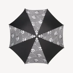 Umbrellas<Fornasetti Classic Umbrella Soli A Ventaglio White/Black