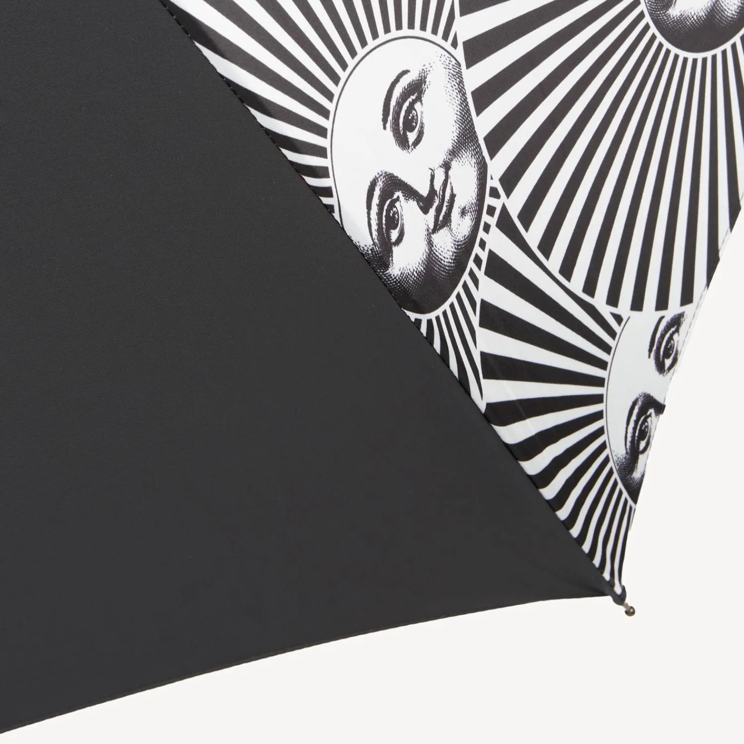 Umbrellas<Fornasetti Classic Umbrella Soli A Ventaglio White/Black