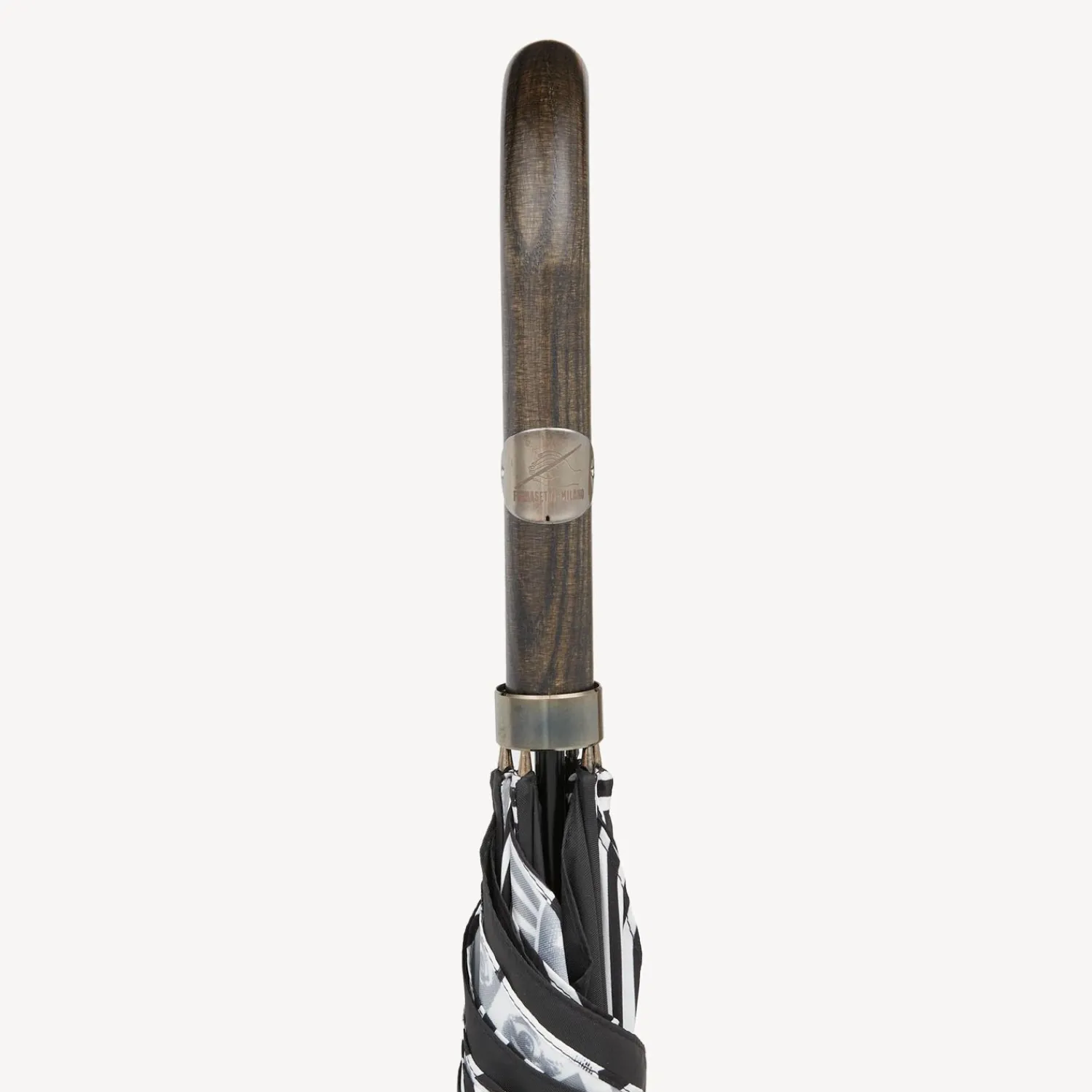 Umbrellas<Fornasetti Classic Umbrella Soli A Ventaglio White/Black