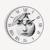 Wall Clocks<Fornasetti Clock Tema E Variazioni N. 24 White/Black