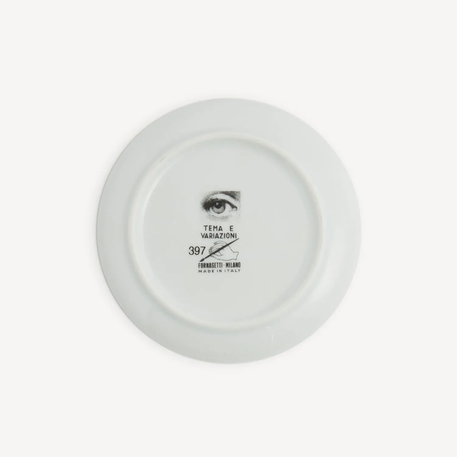 Glasses And Coasters<Fornasetti Coaster Red Lips - Tema E Variazioni N.397 White/Black/Red