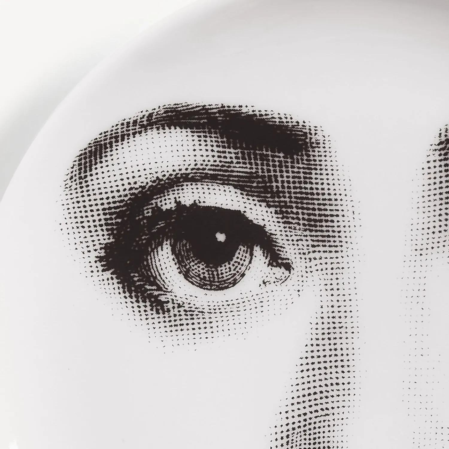 Glasses And Coasters<Fornasetti Coaster Tema E Variazioni N.6 White/Black