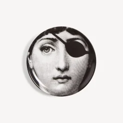 Glasses And Coasters<Fornasetti Coaster Tema E Variazioni N.8 White/Black