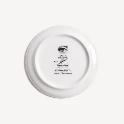 Glasses And Coasters<Fornasetti Coaster Tema E Variazioni N.137 White/Black