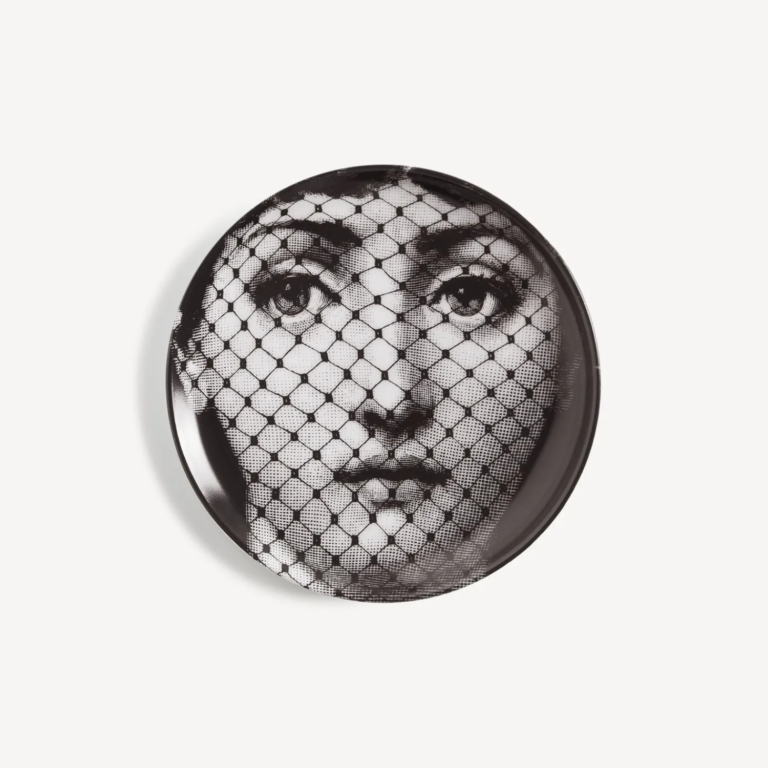 Glasses And Coasters<Fornasetti Coaster Tema E Variazioni N.78 White/Black