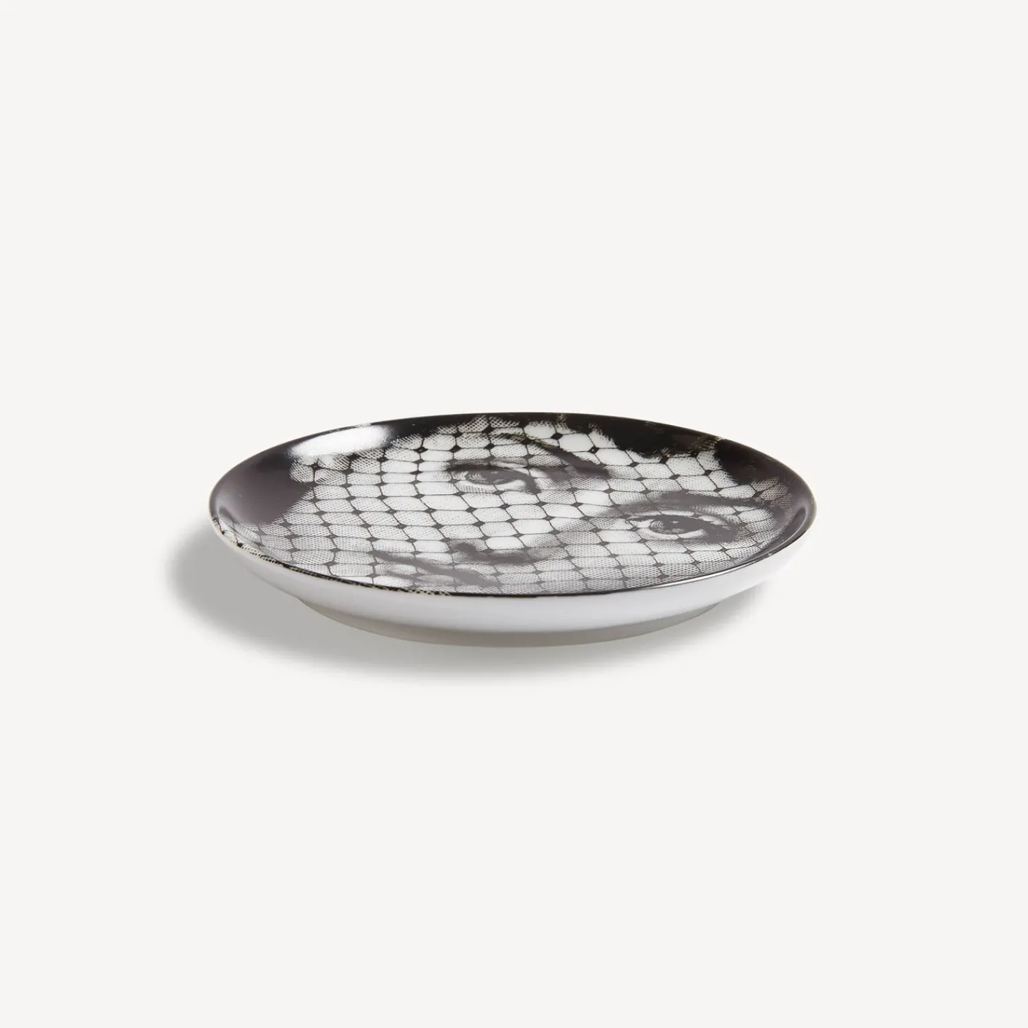 Glasses And Coasters<Fornasetti Coaster Tema E Variazioni N.78 White/Black