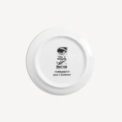 Glasses And Coasters<Fornasetti Coaster Tema E Variazioni N.78 White/Black