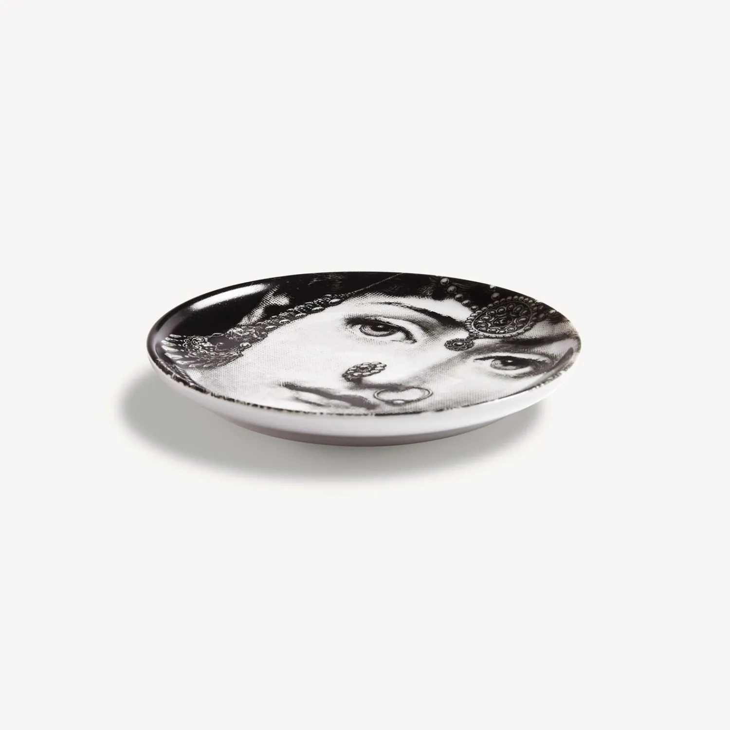 Glasses And Coasters<Fornasetti Coaster Tema E Variazioni N.228 White/Black