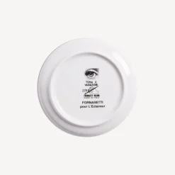 Glasses And Coasters<Fornasetti Coaster Tema E Variazioni N.228 White/Black