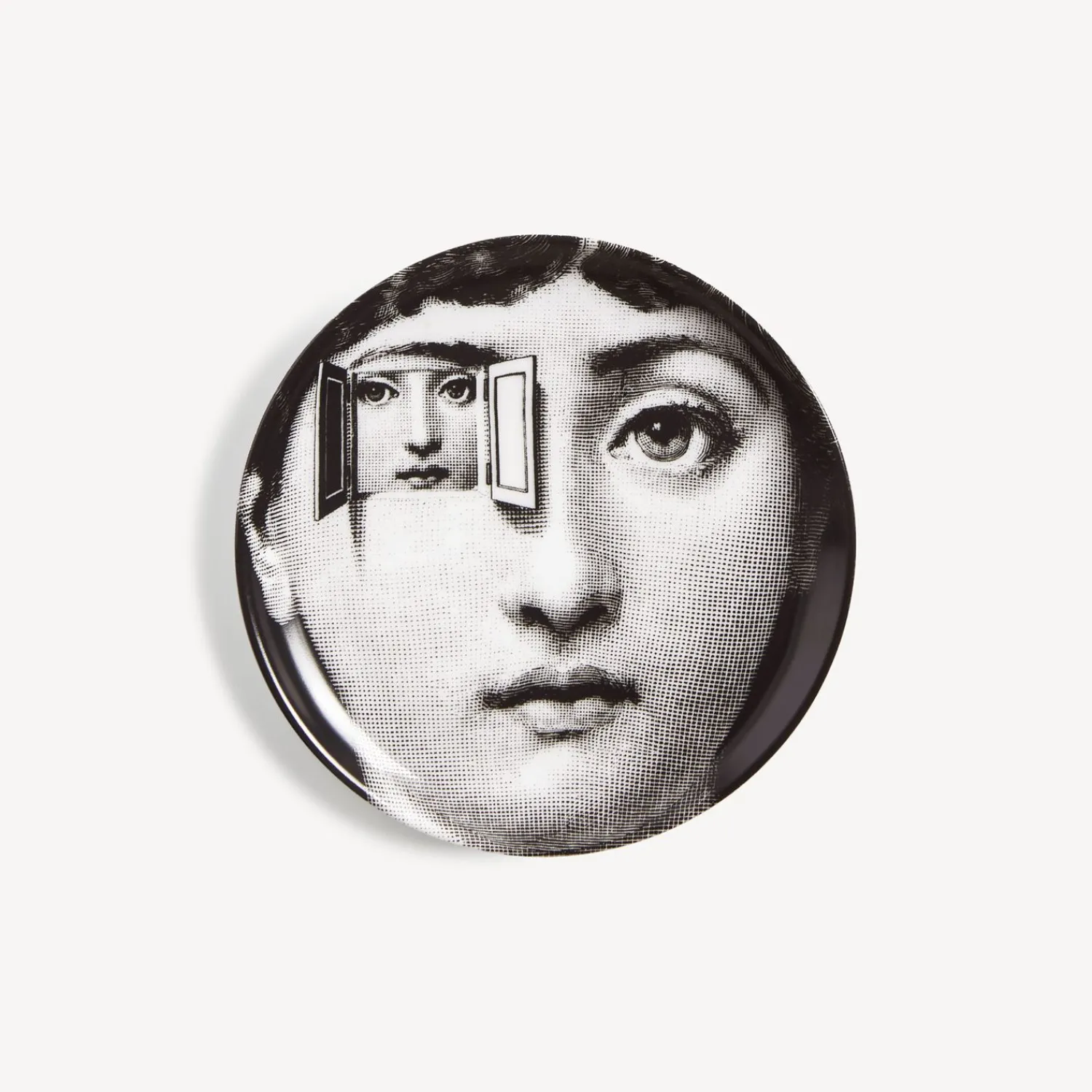 Glasses And Coasters<Fornasetti Coaster Tema E Variazioni N.116 White/Black