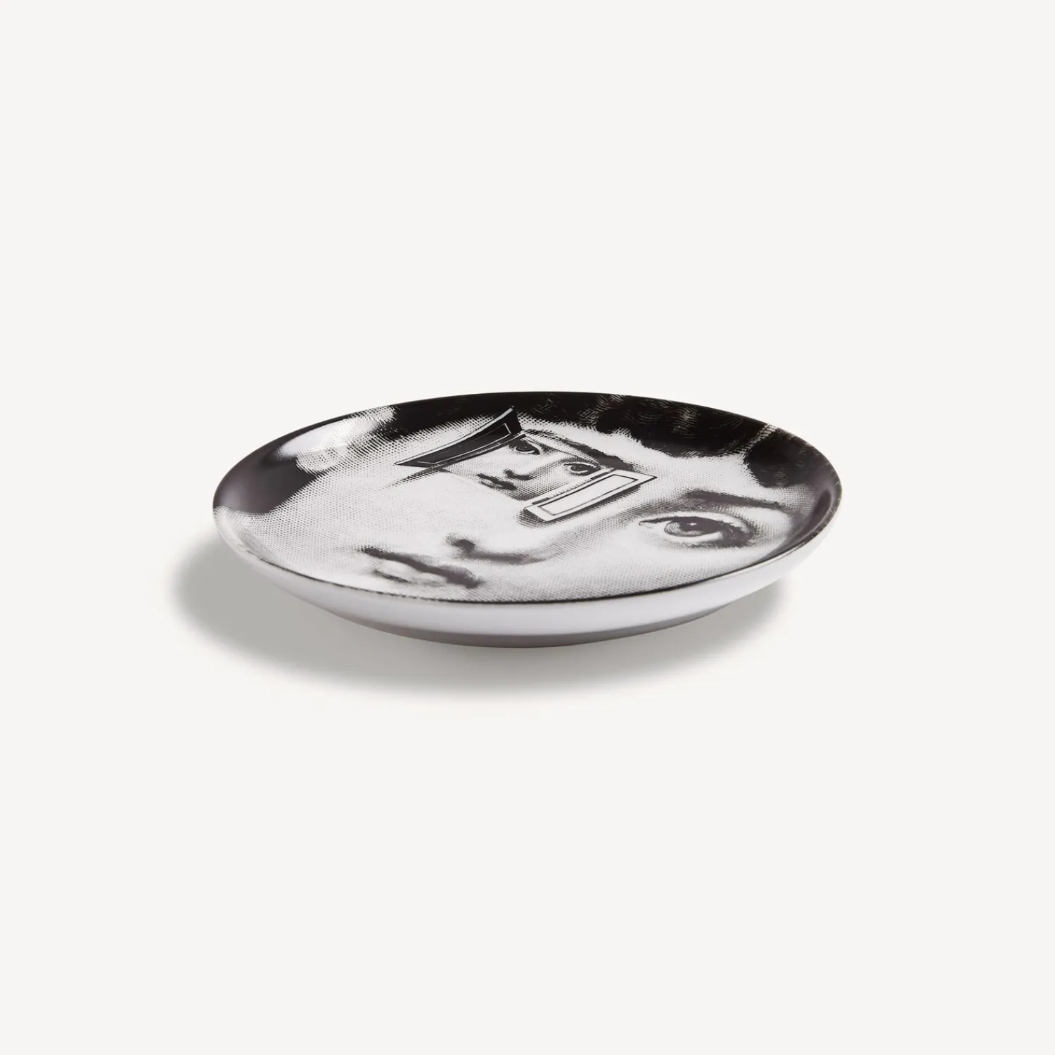 Glasses And Coasters<Fornasetti Coaster Tema E Variazioni N.116 White/Black