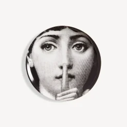 Glasses And Coasters<Fornasetti Coaster Tema E Variazioni N.334 White/Black
