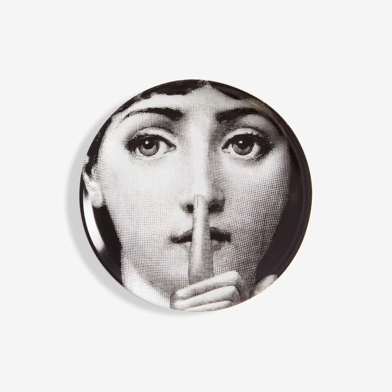 Glasses And Coasters<Fornasetti Coaster Tema E Variazioni N.334 White/Black