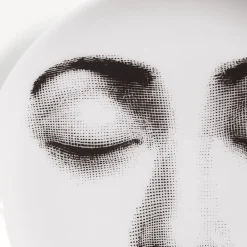 Glasses And Coasters<Fornasetti Coaster Tema E Variazioni N.213 White/Black