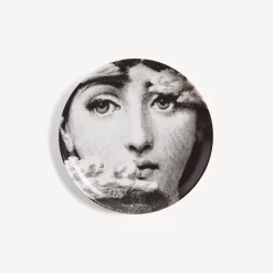 Glasses And Coasters<Fornasetti Coaster Tema E Variazioni N.139 White/Black