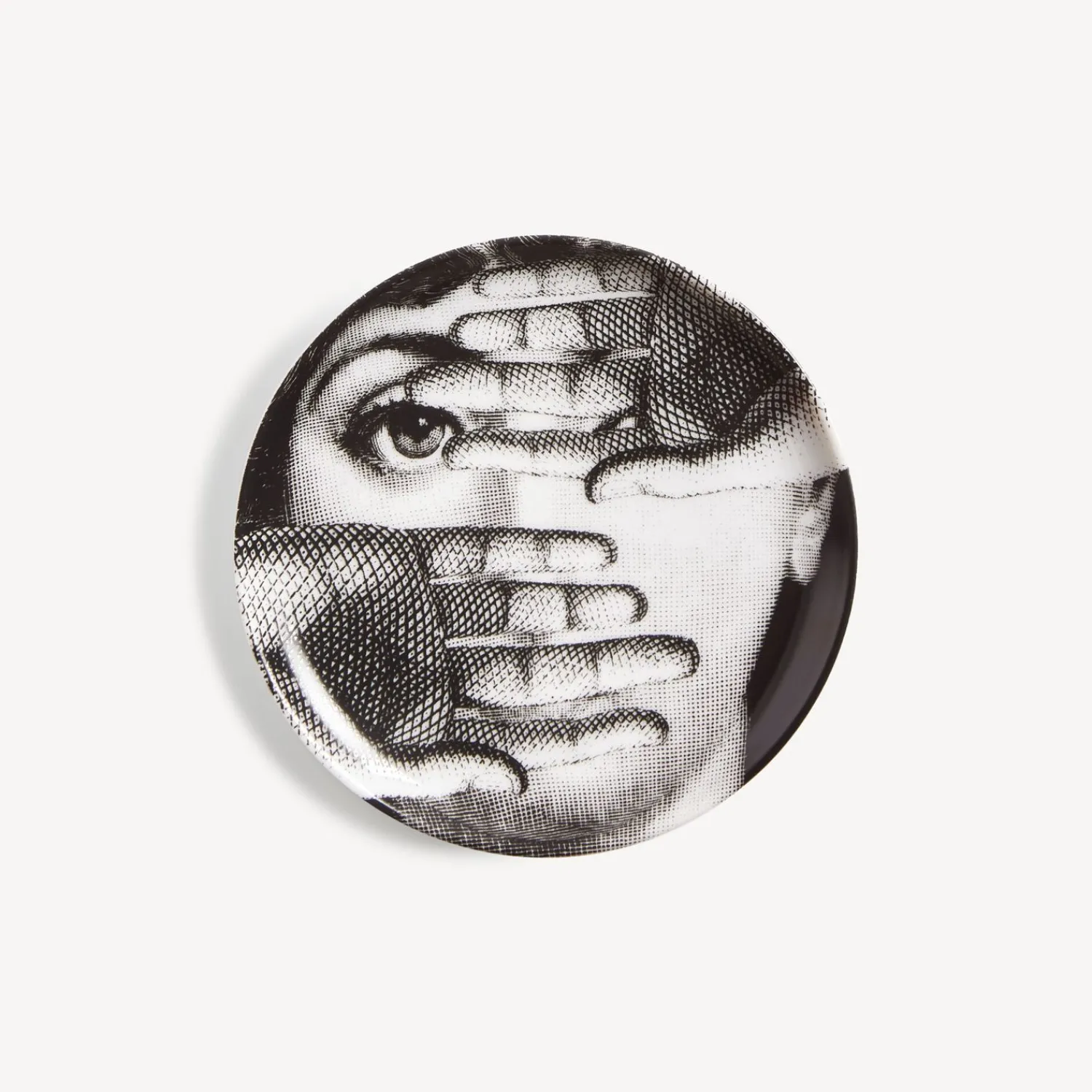 Glasses And Coasters<Fornasetti Coaster Tema E Variazioni N.154 White/Black