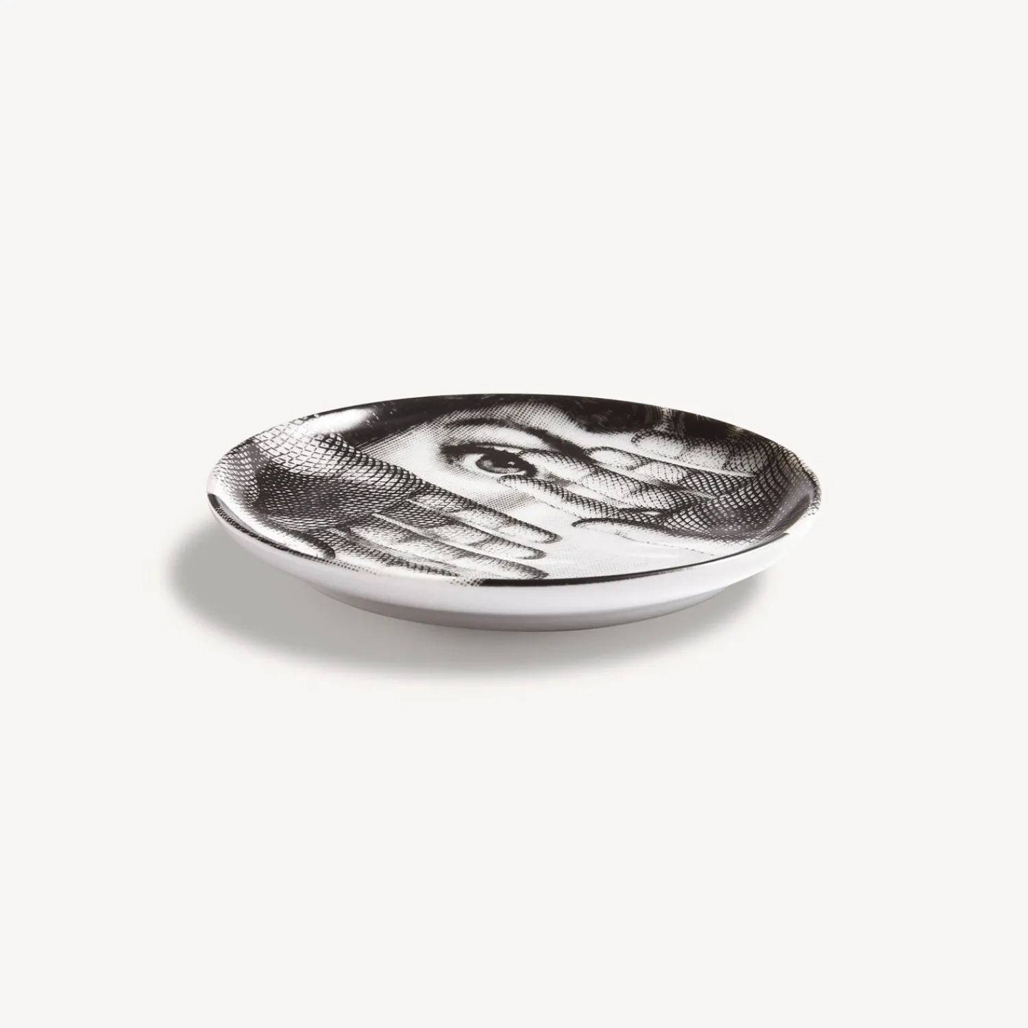 Glasses And Coasters<Fornasetti Coaster Tema E Variazioni N.154 White/Black