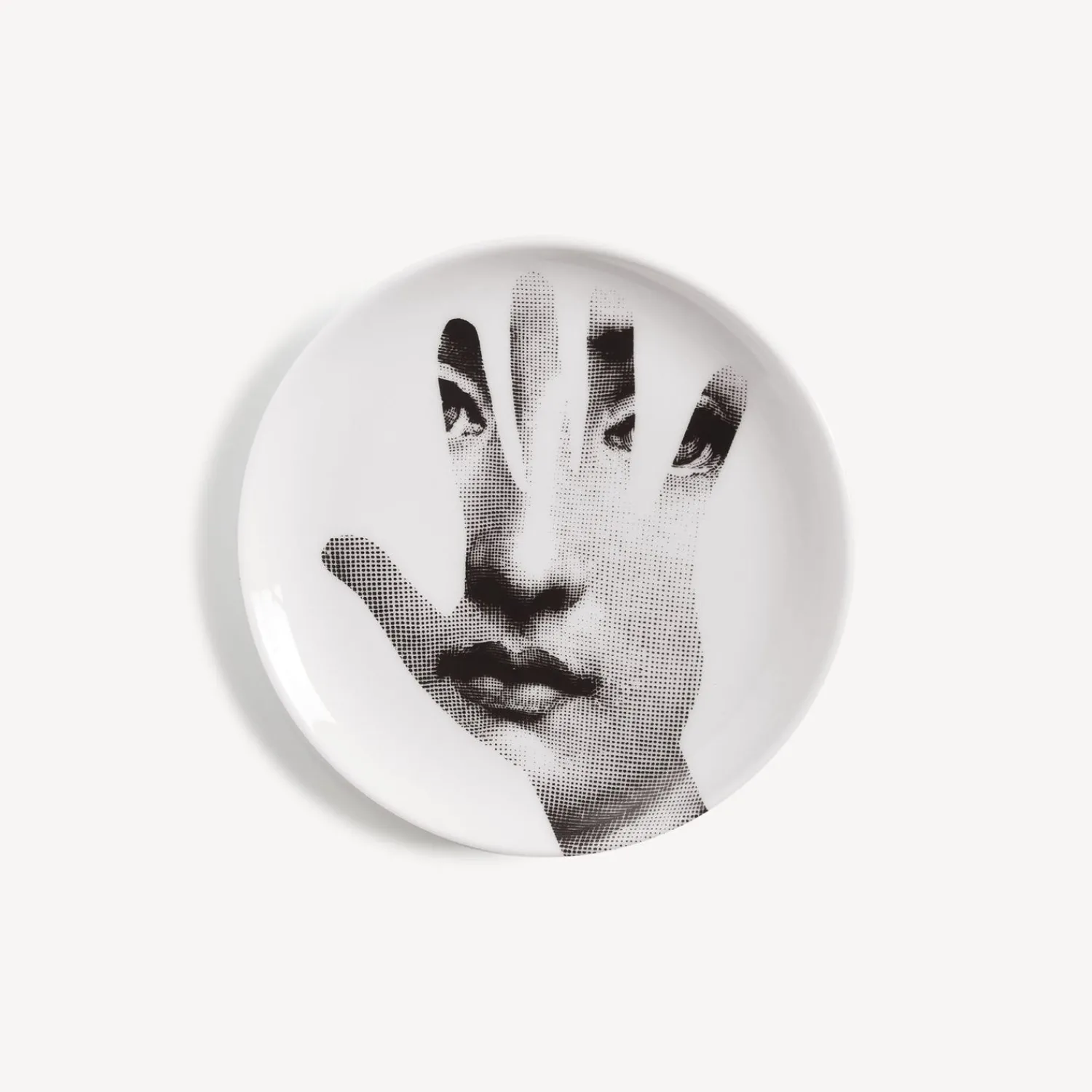 Glasses And Coasters<Fornasetti Coaster Tema E Variazioni N.15 White/Black