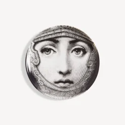 Glasses And Coasters<Fornasetti Coaster Tema E Variazioni N.95 White/Black