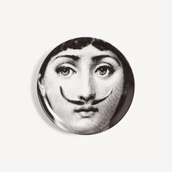 Glasses And Coasters<Fornasetti Coaster Tema E Variazioni N.21 White/Black