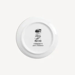 Glasses And Coasters<Fornasetti Coaster Tema E Variazioni N.82 White/Black