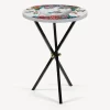 Tables<Fornasetti Coffee Table Fior Di Lina Multicolour