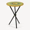 Tables<Fornasetti Coffee Table Sole Splendente Yellow/Black