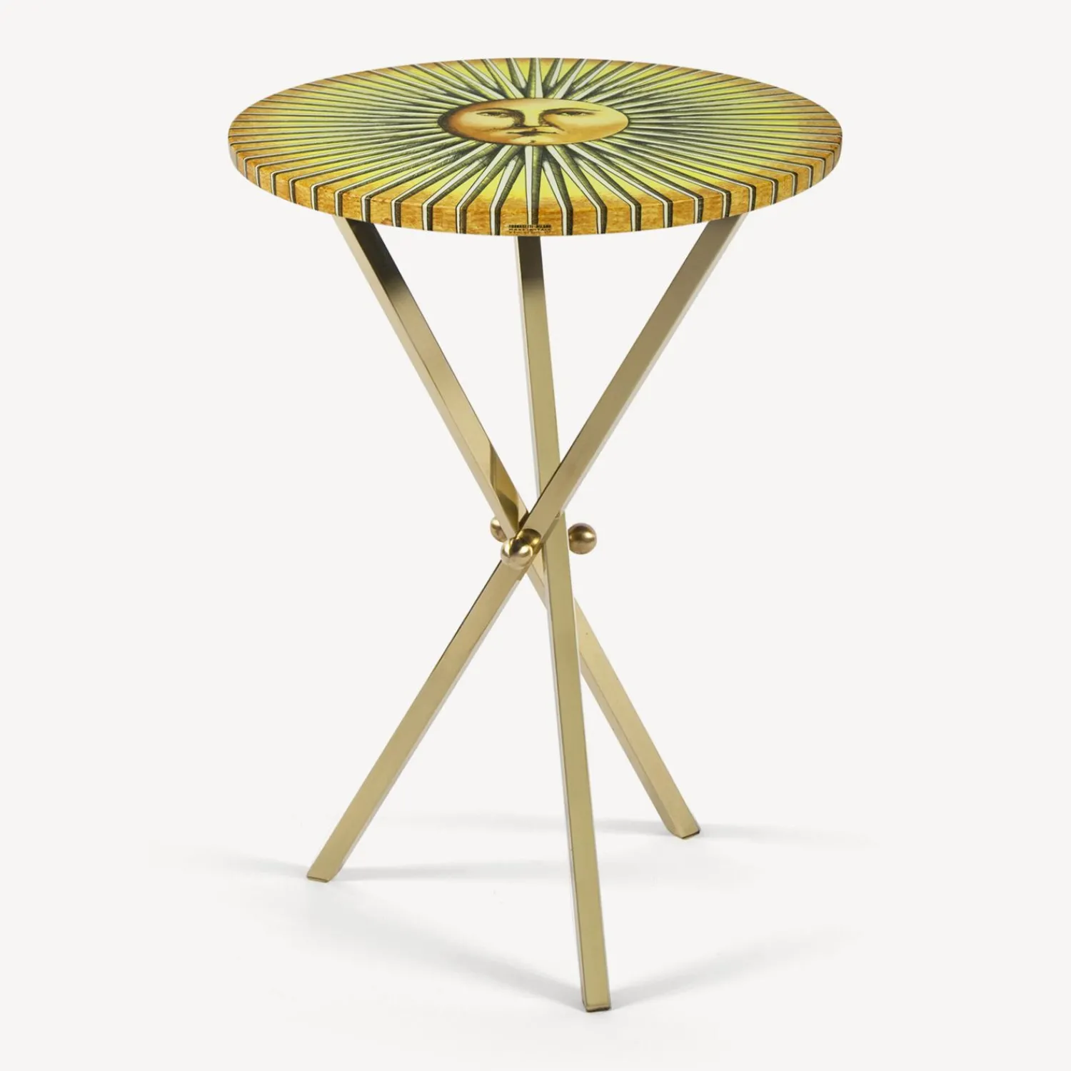 Tables<Fornasetti Coffee Table Sole Splendente Yellow/Black