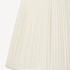 Lamps And Lampshades<Fornasetti Conical Lampshade In Pleated Fabric White