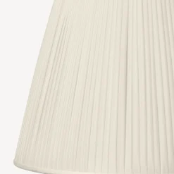 Lamps And Lampshades<Fornasetti Conical Lampshade In Pleated Fabric White