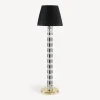Lamps And Lampshades<Fornasetti Conical Lampshade In Pleated Fabric Black