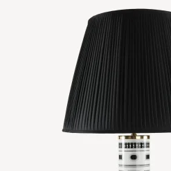 Lamps And Lampshades<Fornasetti Conical Lampshade In Pleated Fabric Black