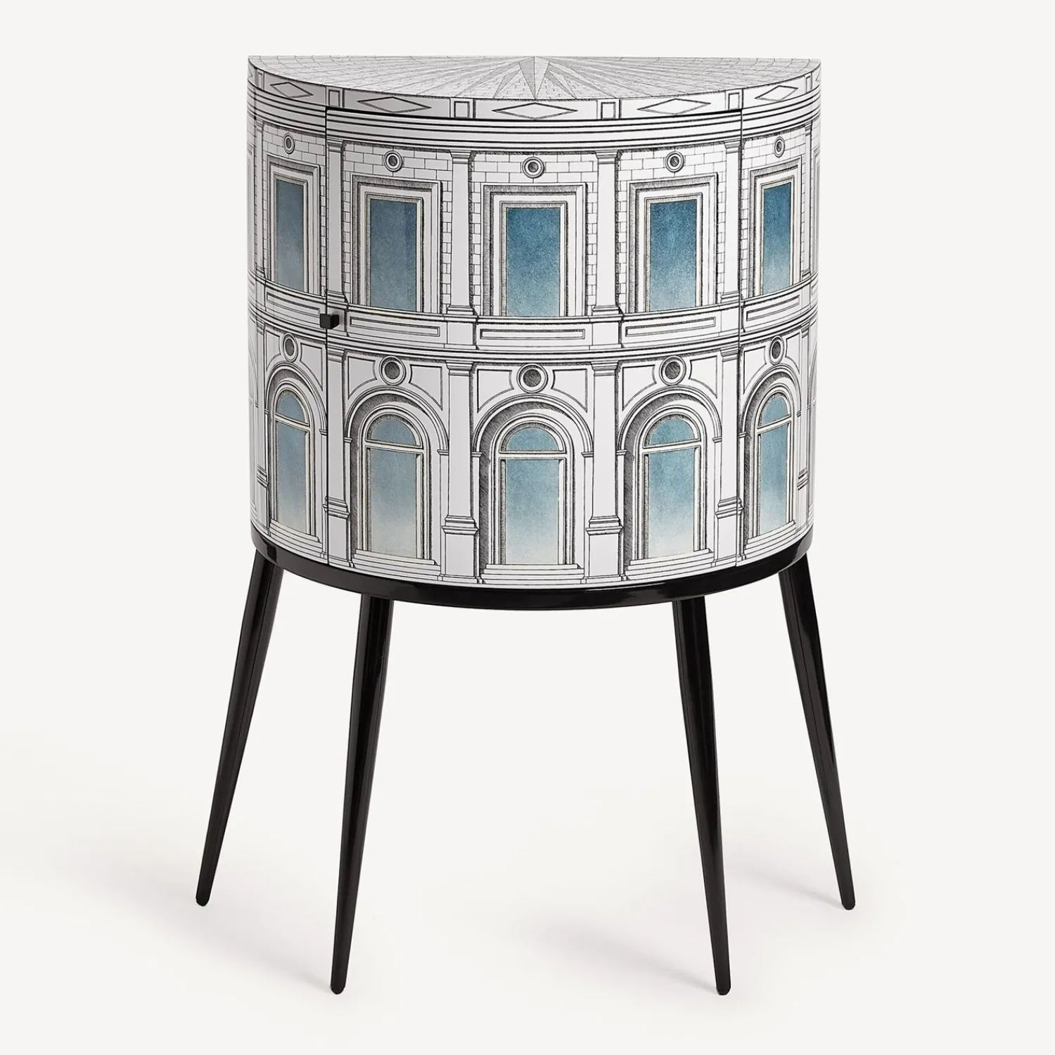 Storage Consoles<Fornasetti Console Architettura Celeste White/Black/Blue