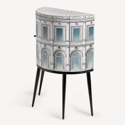 Storage Consoles<Fornasetti Console Architettura Celeste White/Black/Blue