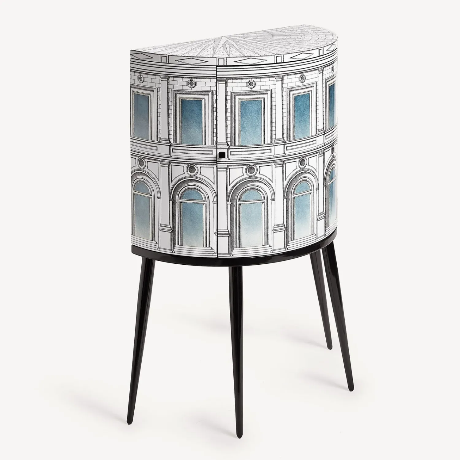 Storage Consoles<Fornasetti Console Architettura Celeste White/Black/Blue