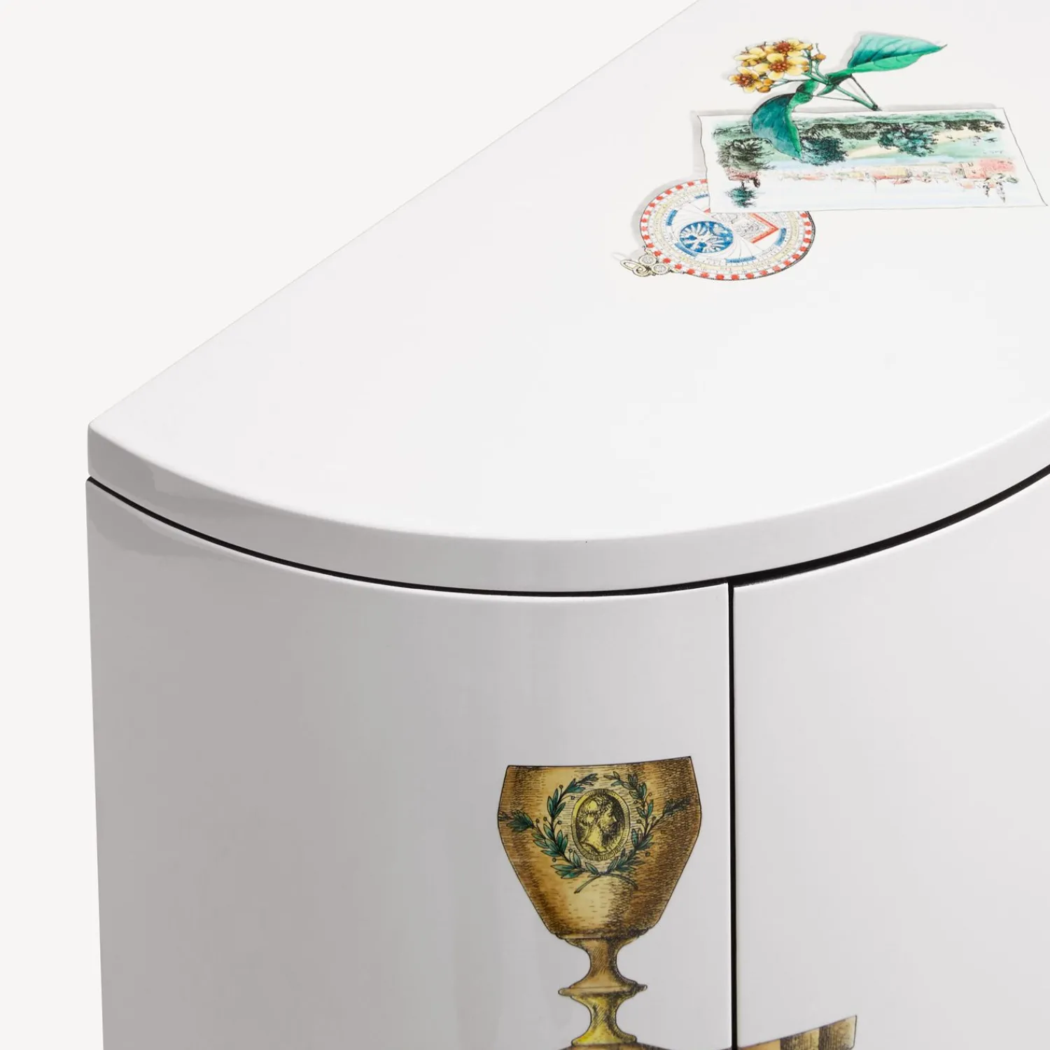 Storage Consoles<Fornasetti Console Bicchieri Di Boemia Multicolour
