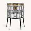 Storage Consoles<Fornasetti Console Facciata Quattrocentesca White/Black/Yellow