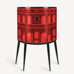 Storage Consoles<Fornasetti Console Facciata Quattrocentesca Red/Black